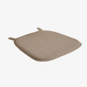 Poduszka 39x39 Cm Na Stołek Z Tkaniny Zole Tkanina W Kolorze Mokki W Kolorze Brązowym - Sklum