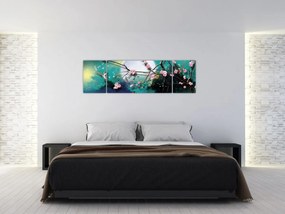 Obraz - Drzewo, grafika (170x50 cm)