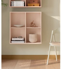 Jasnoróżowy regał wiszący 70x70x27 cm Mistral – Hammel Furniture