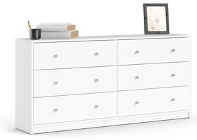 Biała komoda Tvilum May, 143 x 68 cm