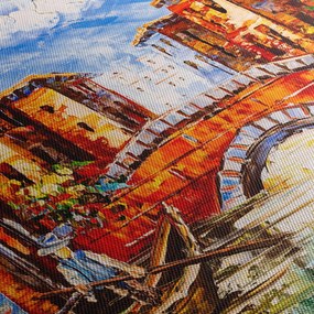 Obraz - Obraz olejny przedstawiający miasto III. (70x50 cm)