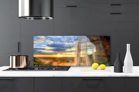 Panel Kuchenny Krystaliczny Wodospad Górski