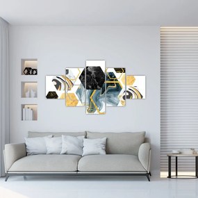 Obraz - Wielokąty (125x70 cm)