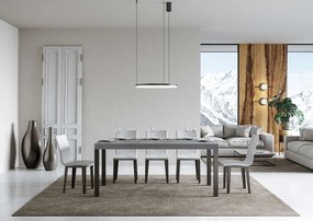 Stół rozkładany 180/284x90 cm Everyday Premium cementu nogi antracytowe