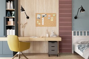 Panel tapicerowany QUADRATTA 50x20 różowy ELTAP