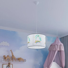 Lampa wisząca JEDNOROŻEC 40 biała SOLLUX  LIGHTING