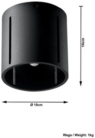 Okrągły plafon tuba LED Z5-K88