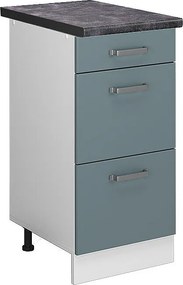 Szafka dolna do kuchni niebiesko-szary 40x60x81.6 r-line