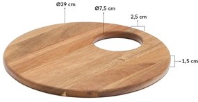 Drewniana deska do serwowania ø 30,5 cm Klot – Kave Home
