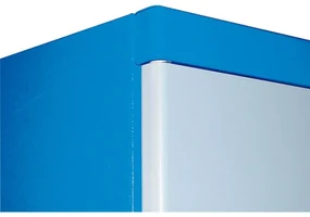 Szafa warsztatowa na narzędzia wąska GD, 4 półki, spawana, nośność 50 kg, 780 x 380 x 1920 mm