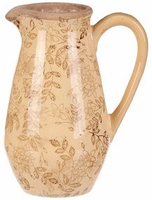 Waza ceramiczna Flores retro, dzbanek, 17 x 22 cm