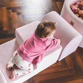 Aesthetic Piankowy Zestaw Do Zabawy, Plac Zabaw Dla Dziecka, 3 Elementy, Sztruksowy, Brązowy - Meowbaby®