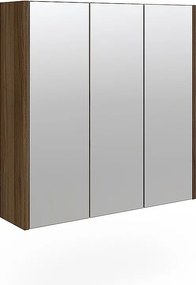 Szafka z lustrem w łazience antracyt wysoki połysk 67.4x17x68 majest