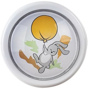 Rabalux 76073 lampka nocna dziecięca Hopply -króliczek i balonik, 0,3W, 5lm, 6000K