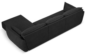 Ciemnoszary narożnik (prawostronny) Vanda – Mazzini Sofas