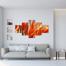 Obraz płatków kwiatów (125x70 cm)