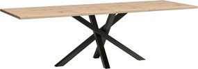 Stół rozkładany ALMERIA Dąb artisan do Salonu Jadalni 160-260 x 90 x 75 cm, Prostokątny