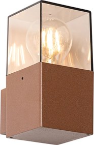 Inteligentna lampa ścienna zewnętrzna w kolorze rdzawo-brązowym IP44 z Wi-Fi P45 - Denmark