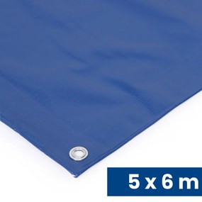 Uniwersalna osłona z siatką, PVC, 500 g/m2, 5 x 6 m