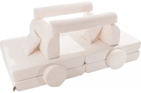 Boucle sofa dziecięca, biała - meowbaby®
