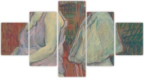 Obraz - Henri de Toulouse-Lautrec, Rue des Moulins, reprodukcje (125x70 cm)
