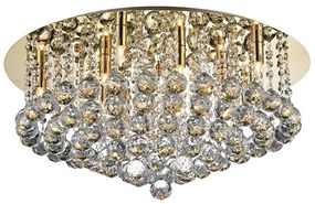 Azzardo AZ3084 - Lampa sufitowa kryształowa BOLLA 10xG9/40W/230V