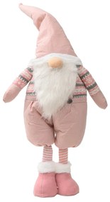 Dekoracyjny skrzat GNOME 90 cm, różowy