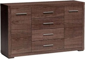 Komoda SALERNO 148 cm do Salonu Sypialni Brązowy