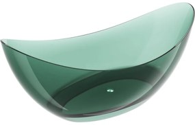 Mexen Vea teal wanna wolnostojąca transparentna 180 x 80 cm, korek chrom - 58091808011