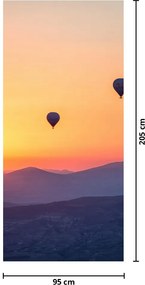 Fototapeta na drzwi - Balony na ogrzane powietrze (95x205cm)