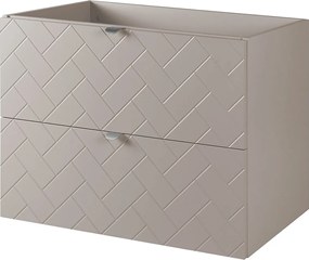 Meble łazienkowe, Kaszmir, 80 x 57 x 46 cm, uchwyty srebrne