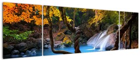 Obraz - Wodospady w Azji (170x50 cm)