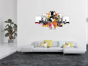 Obraz - Muzyka (125x70 cm)