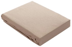 Prześcieradło jersey z gumką Jerry 90x200cm beige