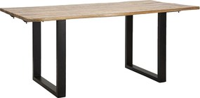 Stół jadalny Edge All. Wymiary: 180X90X77 cm - całkowita długość: 280 cm (drewno mango)