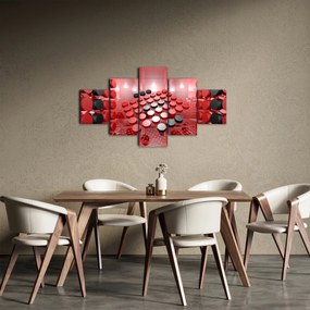 Obraz abstrakcji przycisku (125x70 cm)