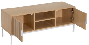 Szafka pod TV w dekorze dębu w naturalnym kolorze 120x45x40 cm Mid-Lines – Casa Selección