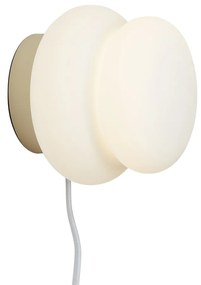 Lampa stołowa Japandi beżowa z opalowym szkłem 15 cm - KumoJapandi Oswietlenie wewnetrzne
