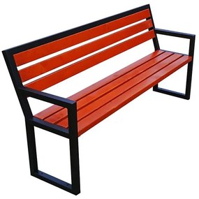 Ławka parkowa Gloria z podłokietnikami 150 cm Tamari
