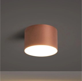 BRILAGI - Zewnętrzna lampa sufitowa FORIS LED/9W/230V śr. 9 cm brązowa IP44