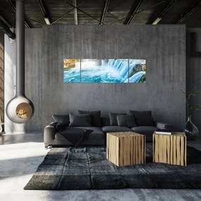 Obraz - Wodospady (170x50 cm)