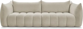 Beżowa sofa z materiału bouclé 286 cm Azra – Bobochic Paris
