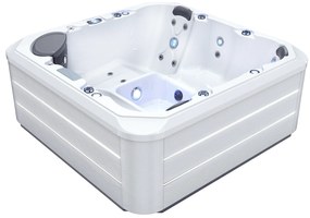 JACUZZI OGRODOWE PREMIUM WANNA  SPA 5-OSOBOWA WHITE OBUDOWA WHITE 195x195 CM