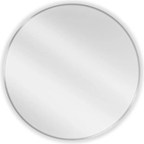 Mexen Loft lustro łazienkowe okragłe 80 cm, rama inox - 9850-080-080-000-10