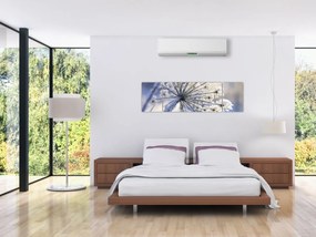 Obraz - Zamarznięty kwiat (170x50 cm)