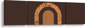 Obraz - Pomarańczowe łuki N⁰3 (170x50 cm)