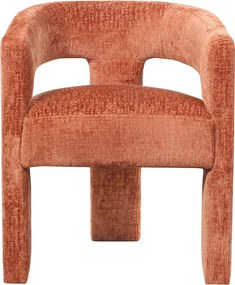 Krzesło 62x75x58 cm Brązowe Leith LET71BS