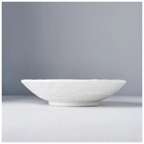 Biały głęboki talerz ceramiczny MIJ Star, ø 24 cm