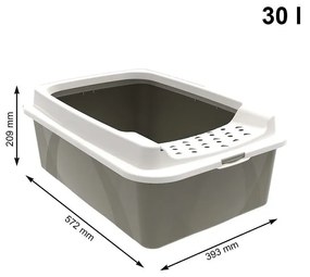 Kuweta dla kota 57,2x39,3 cm Eco Bonnie – Rotho