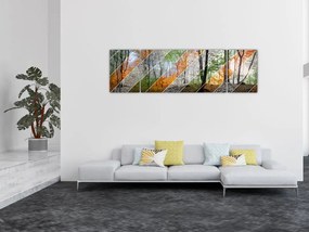 Obraz - Zmieniające się pory roku (170x50 cm)